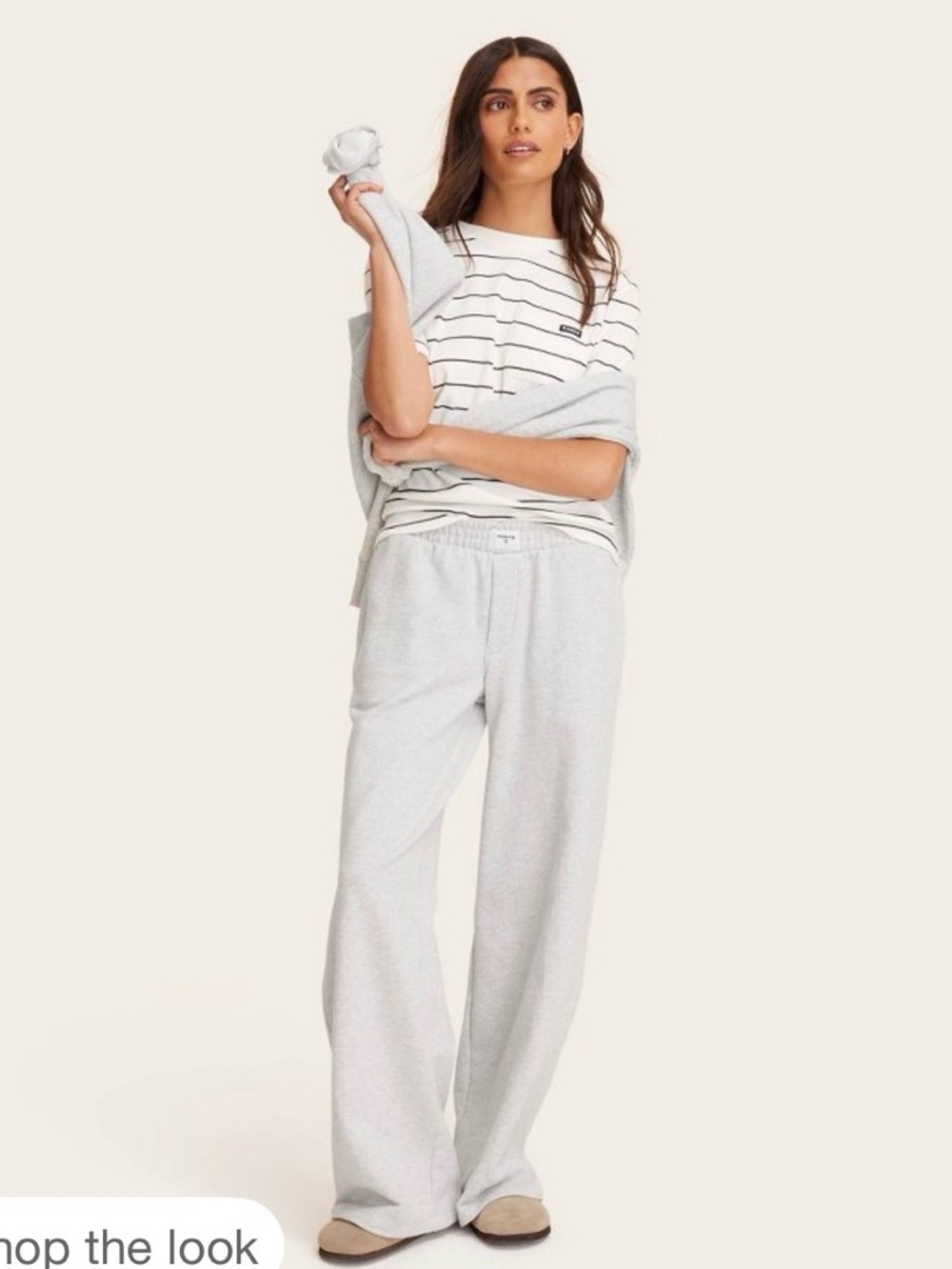 PARKE Light Gray sweat pants